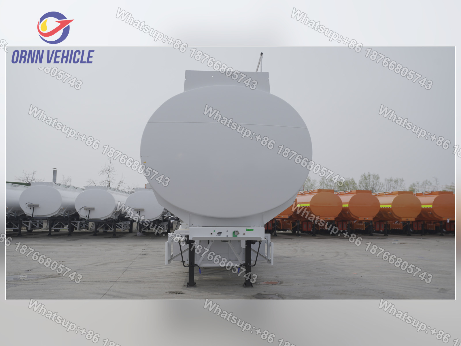 34 m³ 3-Compartment Carbon Steel Oil Tanker