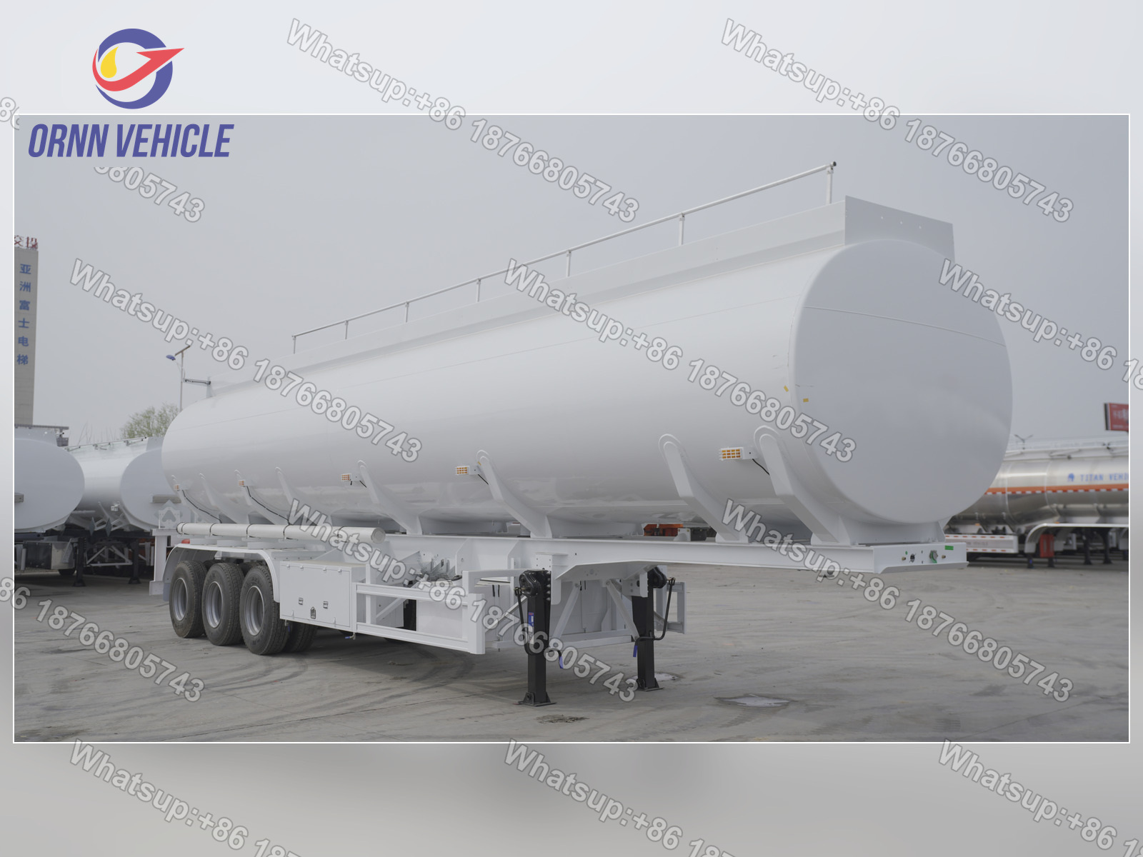 34 m³ 3-Compartment Carbon Steel Oil Tanker