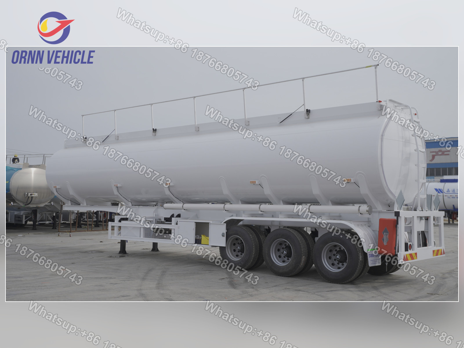 34 m³ 3-Compartment Carbon Steel Oil Tanker