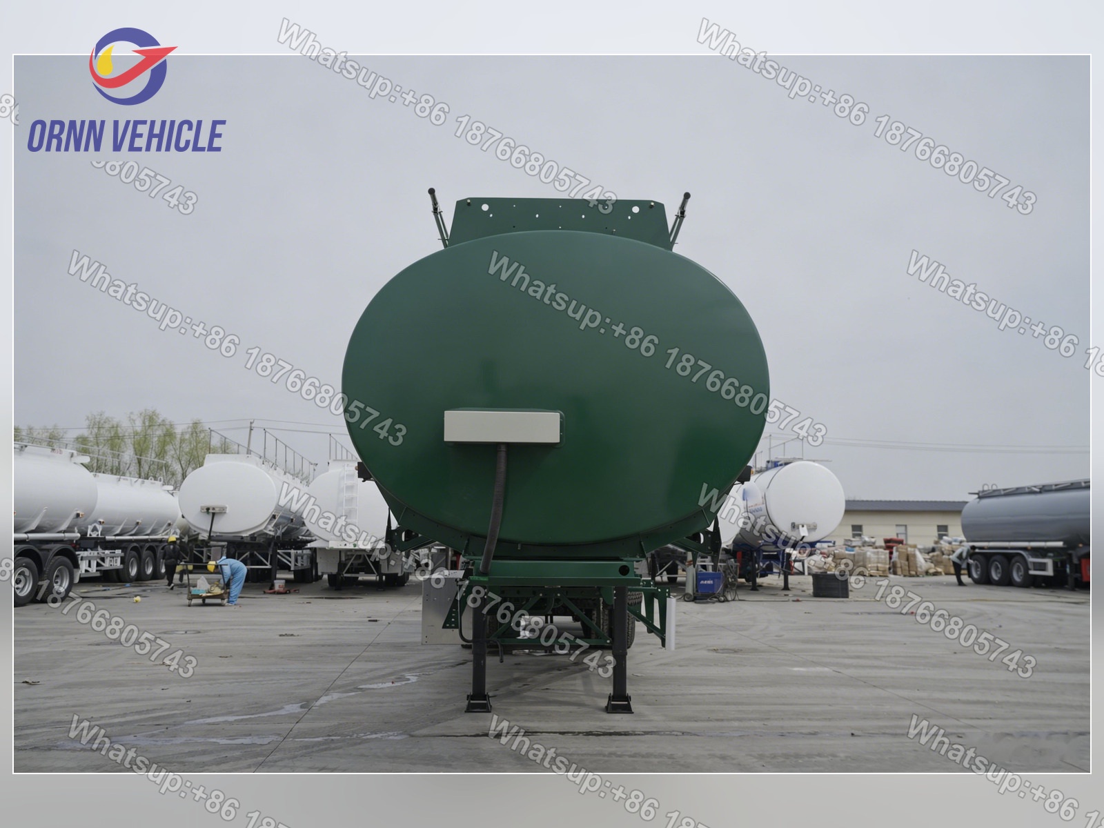 45 m³ 5-Compartment Carbon Steel Fuel Tanker