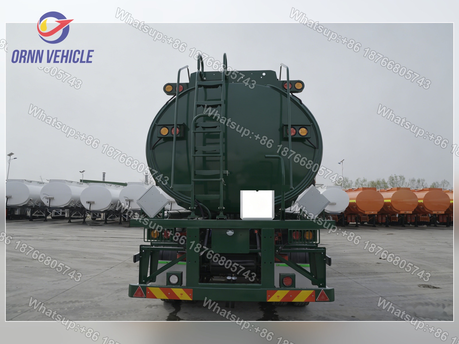 45 m³ 5-Compartment Carbon Steel Fuel Tanker