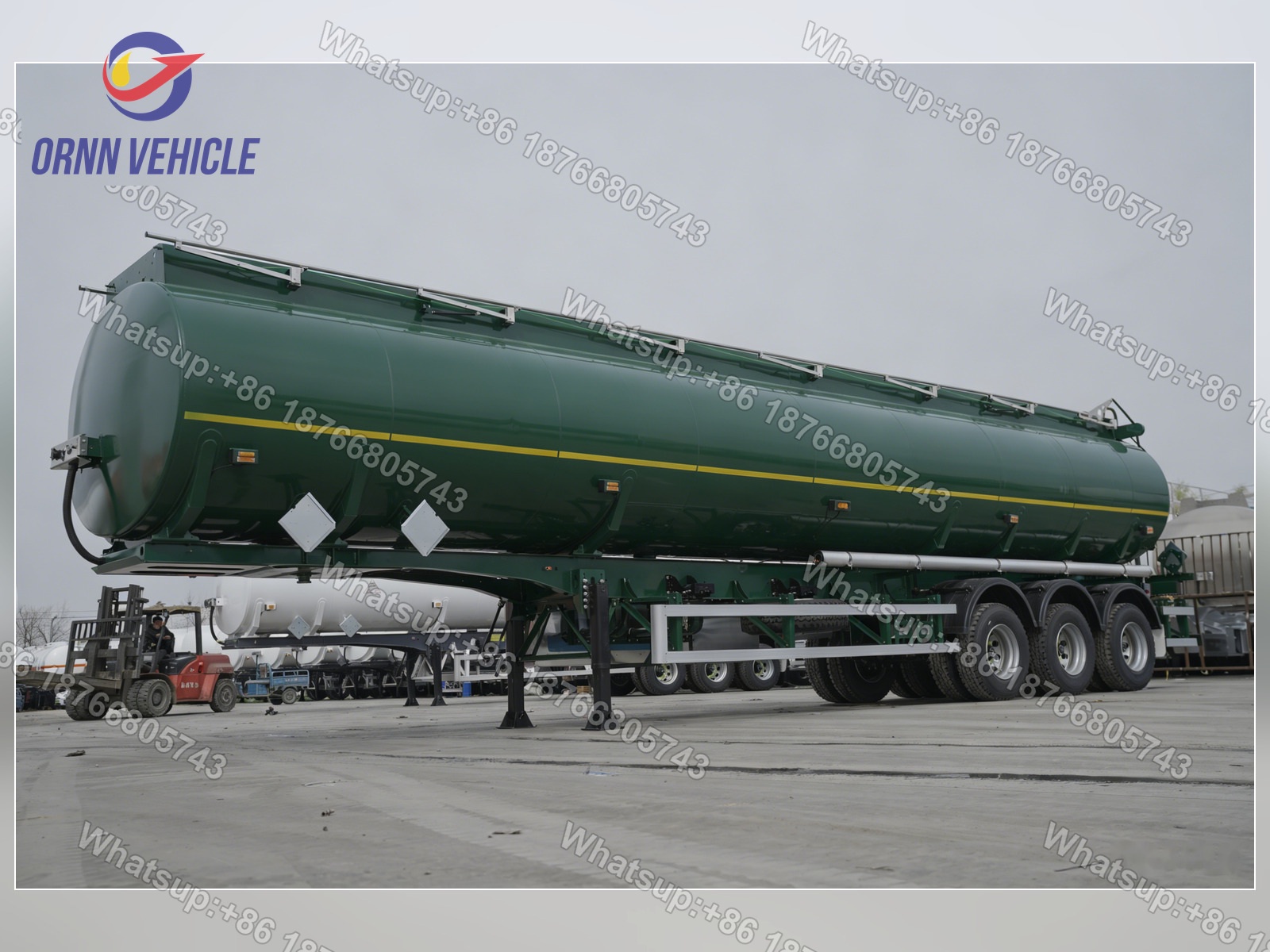 45 m³ 5-Compartment Carbon Steel Fuel Tanker