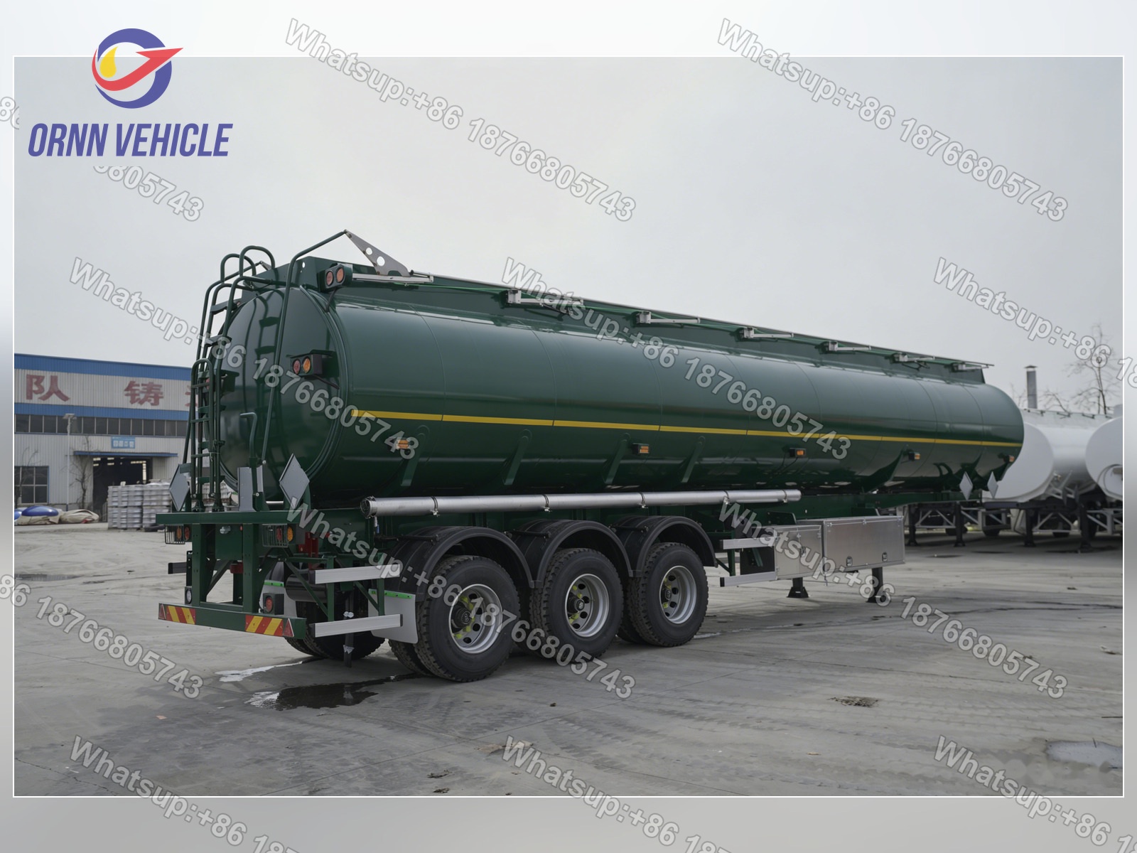 45 m³ 5-Compartment Carbon Steel Fuel Tanker