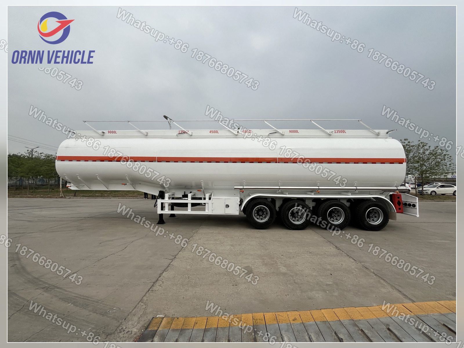 54 m³ 6-Compartment Carbon Steel Fuel Tanker