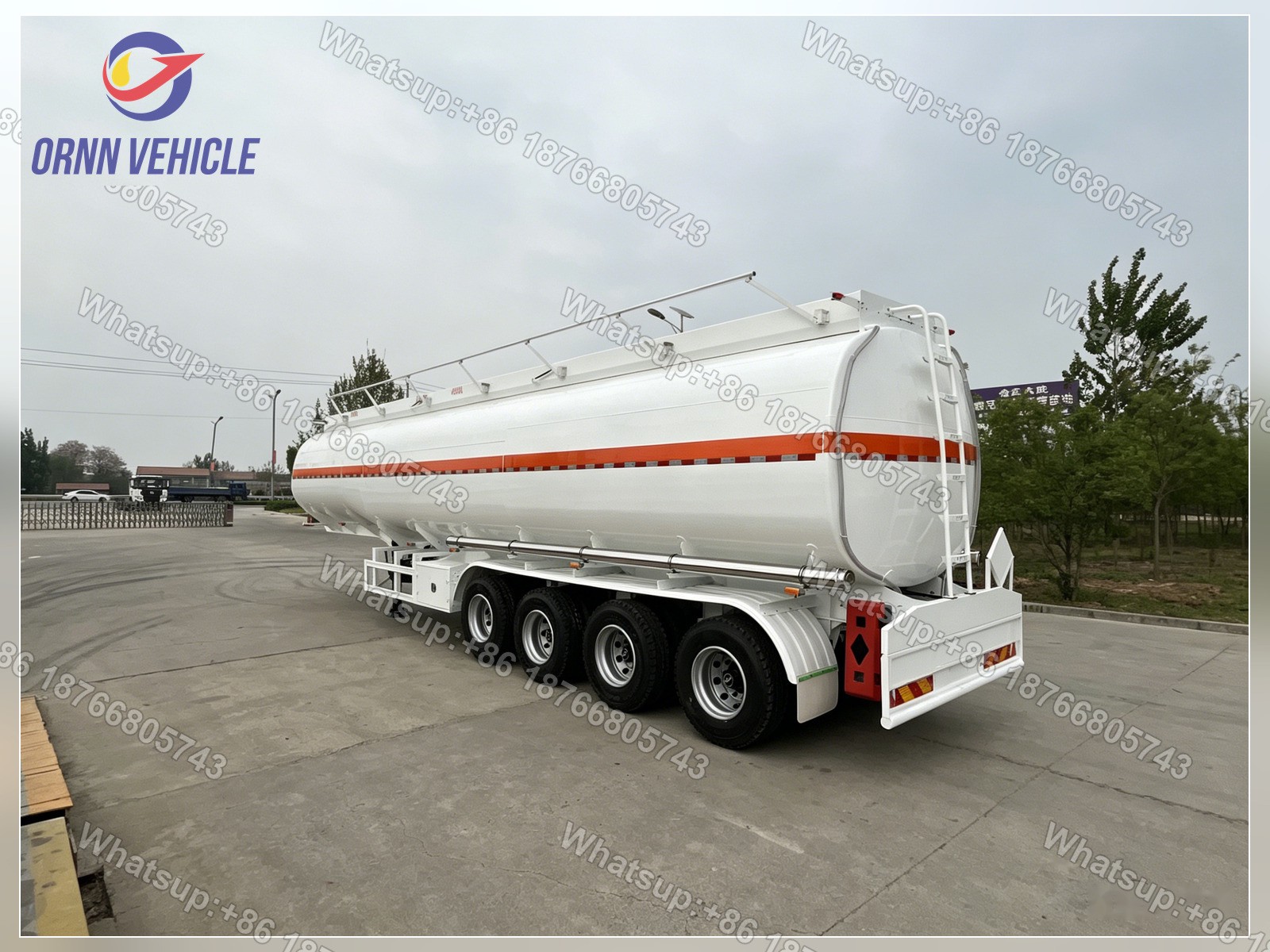 54 m³ 6-Compartment Carbon Steel Fuel Tanker