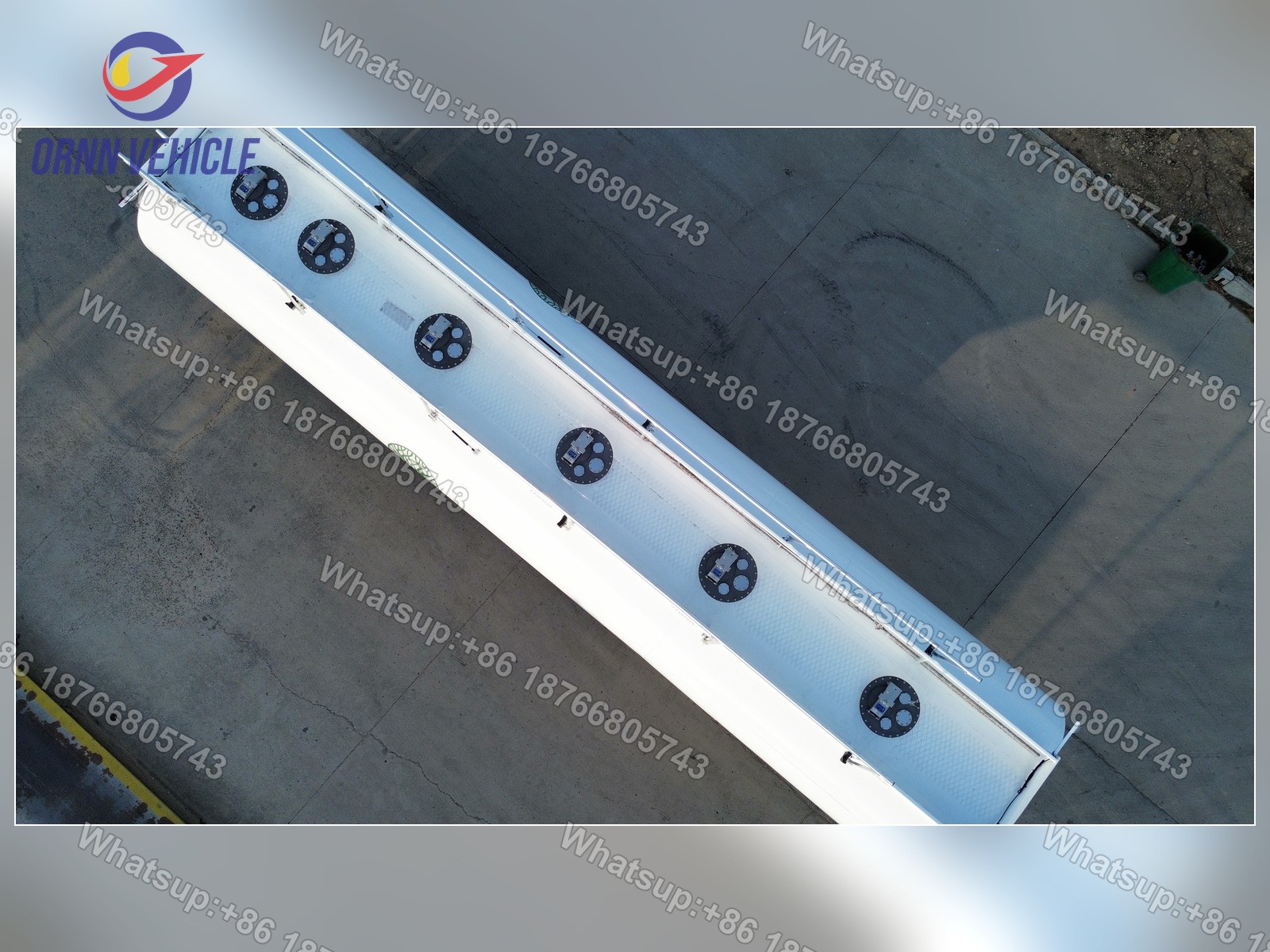 40 m³ 6-Compartment Carbon Steel Tanker Semi-Trailer