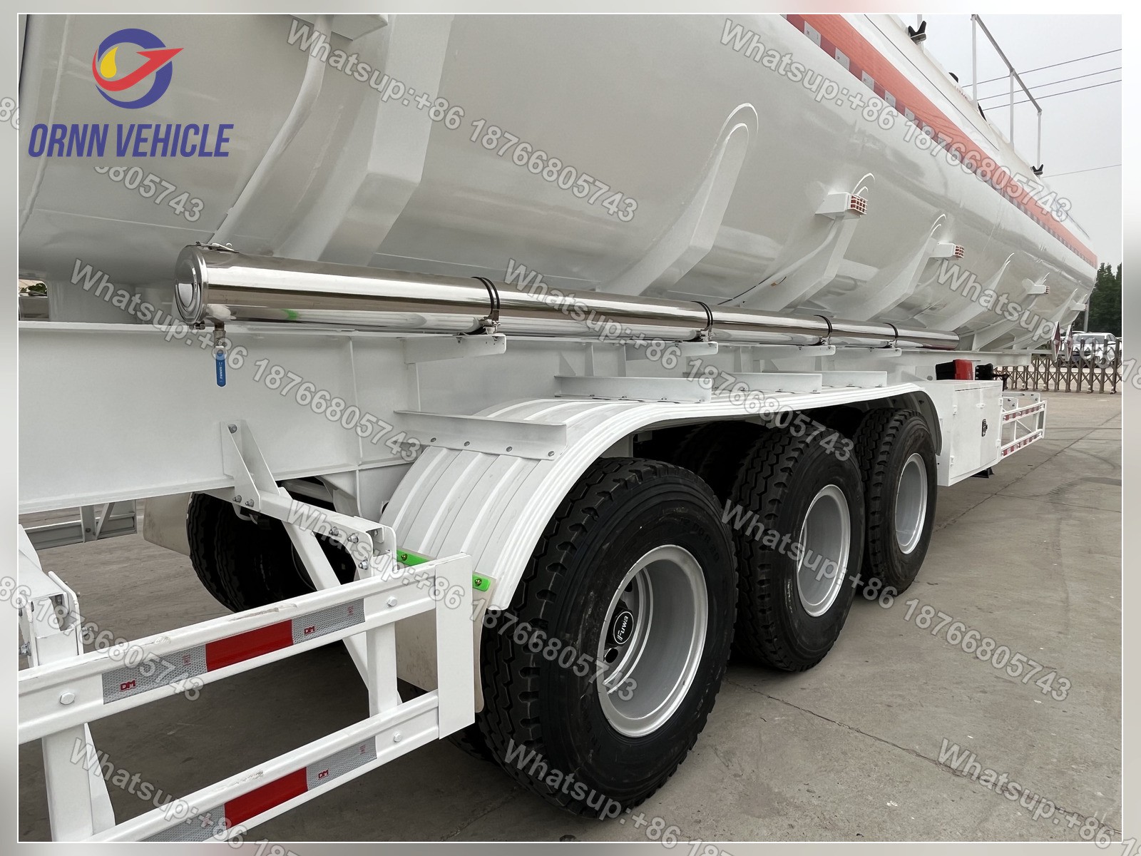 50 m³ 4-Compartment Carbon Steel Fuel Tanker