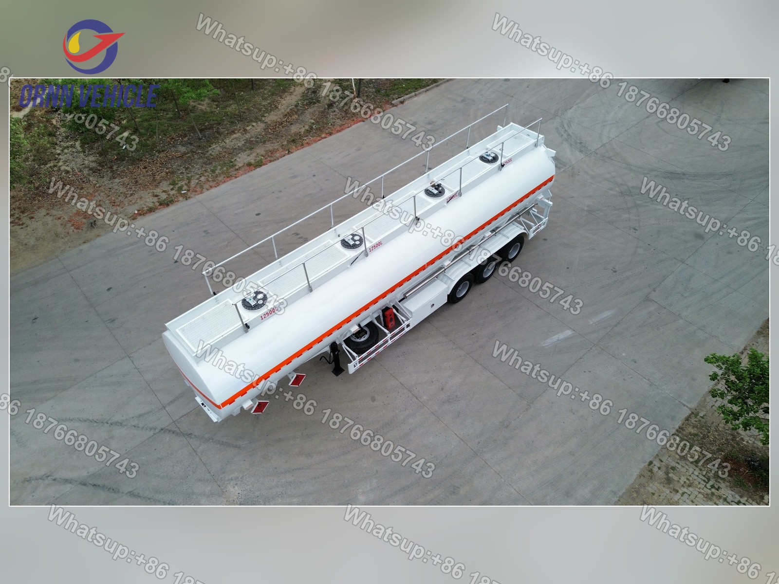 50 m³ 4-Compartment Carbon Steel Fuel Tanker