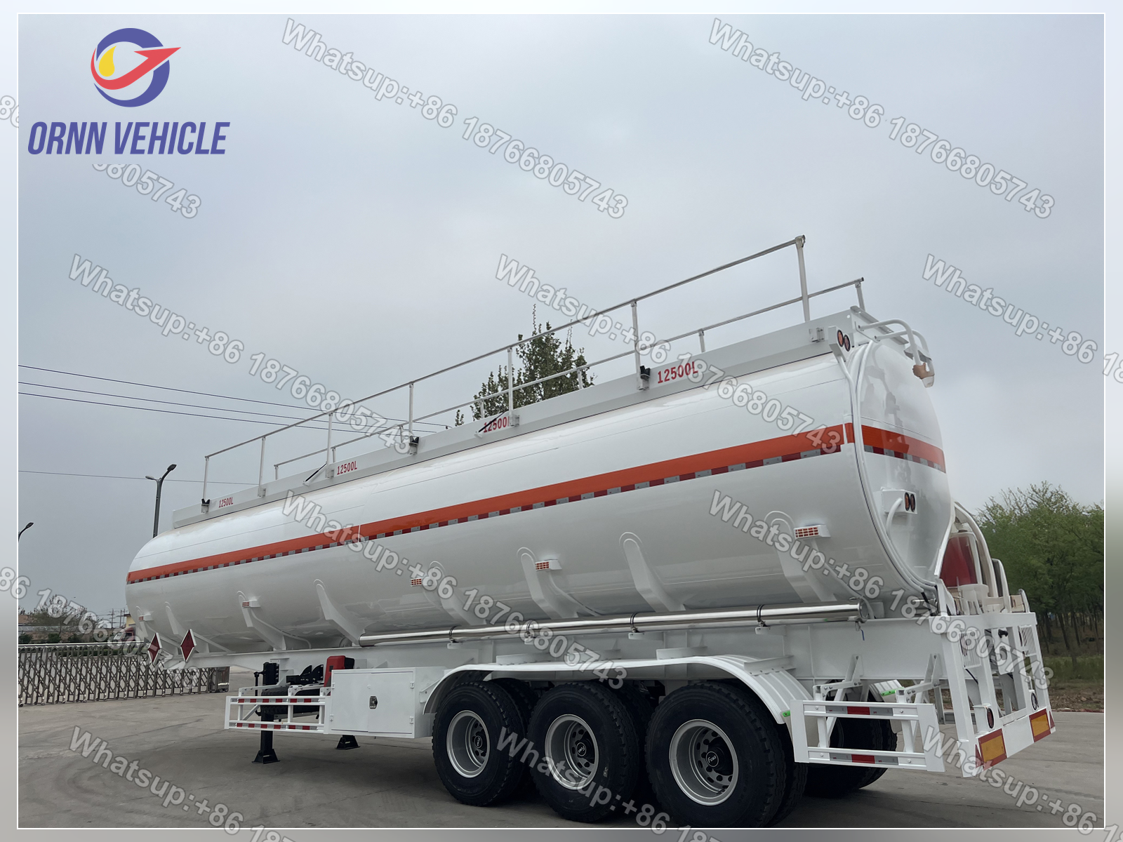 50 m³ 4-Compartment Carbon Steel Fuel Tanker