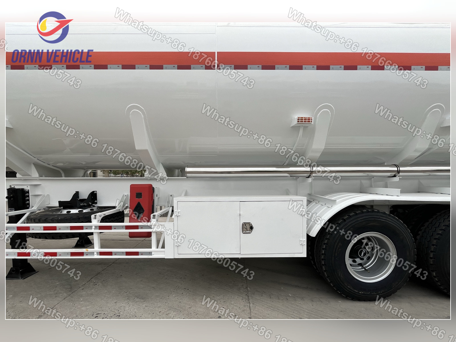 50 m³ 4-Compartment Carbon Steel Fuel Tanker