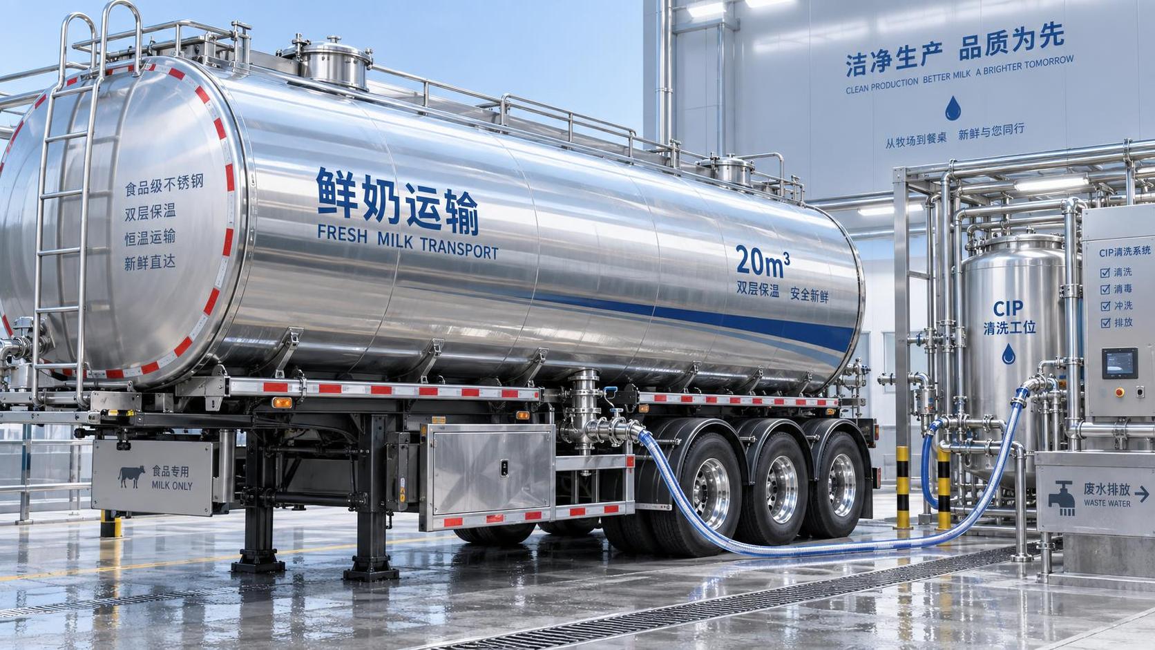 Comparing Insulated Milk Tankers by Cooling Retention and Cleaning Downtime