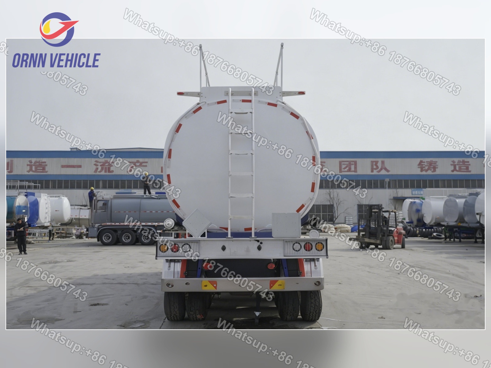 45m³ 6-Compartment Painted Aluminum Alloy Fuel Tanker with Vapor Recovery Design Checks for Safer and Faster Delivery 45m³ 6-Compartment Painted Aluminum Alloy Fuel Tanker with Vapor Recovery Design Checks for Safer and Faster Delivery