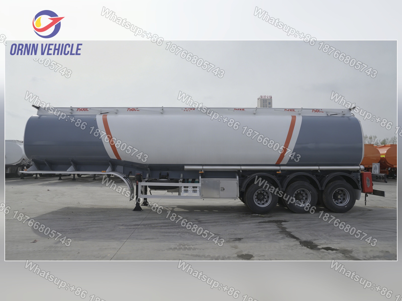 45m³ 6-Compartment Painted Aluminum Alloy Tanker with Vapor Recovery System Design Checks for Safer and Faster Delivery 45m³ 6-Compartment Painted Aluminum Alloy Tanker with Vapor Recovery System Design Checks for Safer and Faster Delivery