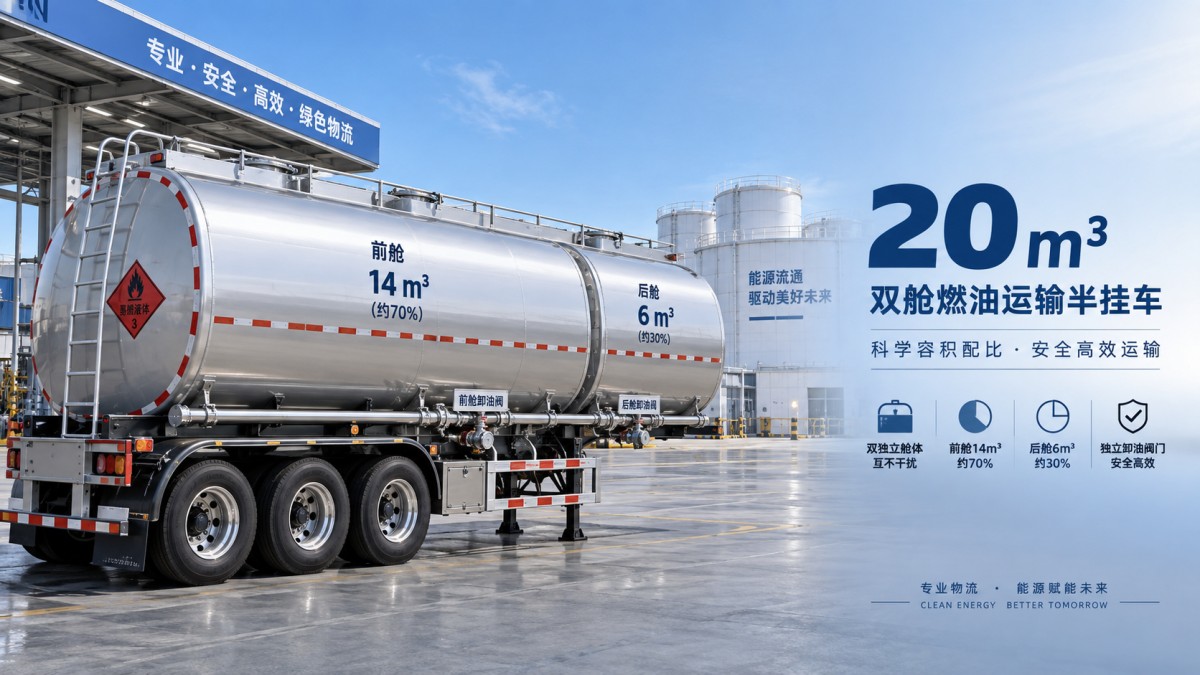 Evaluating Compartment Split Ratios in a 20 m2 Fuel Tanker Truck Évaluation des ratios de répartition des compartiments d’un camion-citerne de carburant de 20 m2