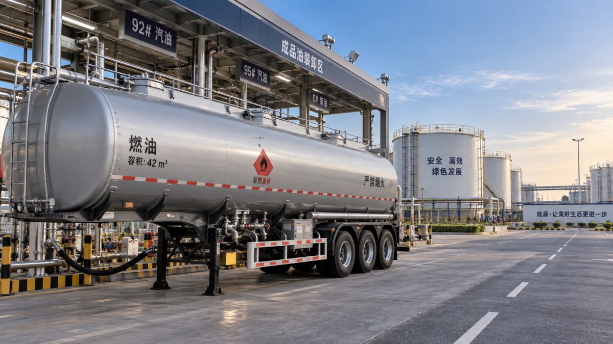 Une citerne à carburant en acier au carbone à compartiment unique de 42 m2 convient-elle au transport en vrac ?