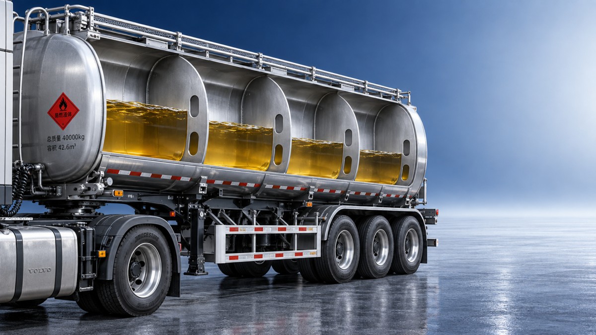 Pourquoi la conception des cloisons est essentielle à la stabilité des semi-remorques-citernes en acier au carbone pour le transport de pétrole