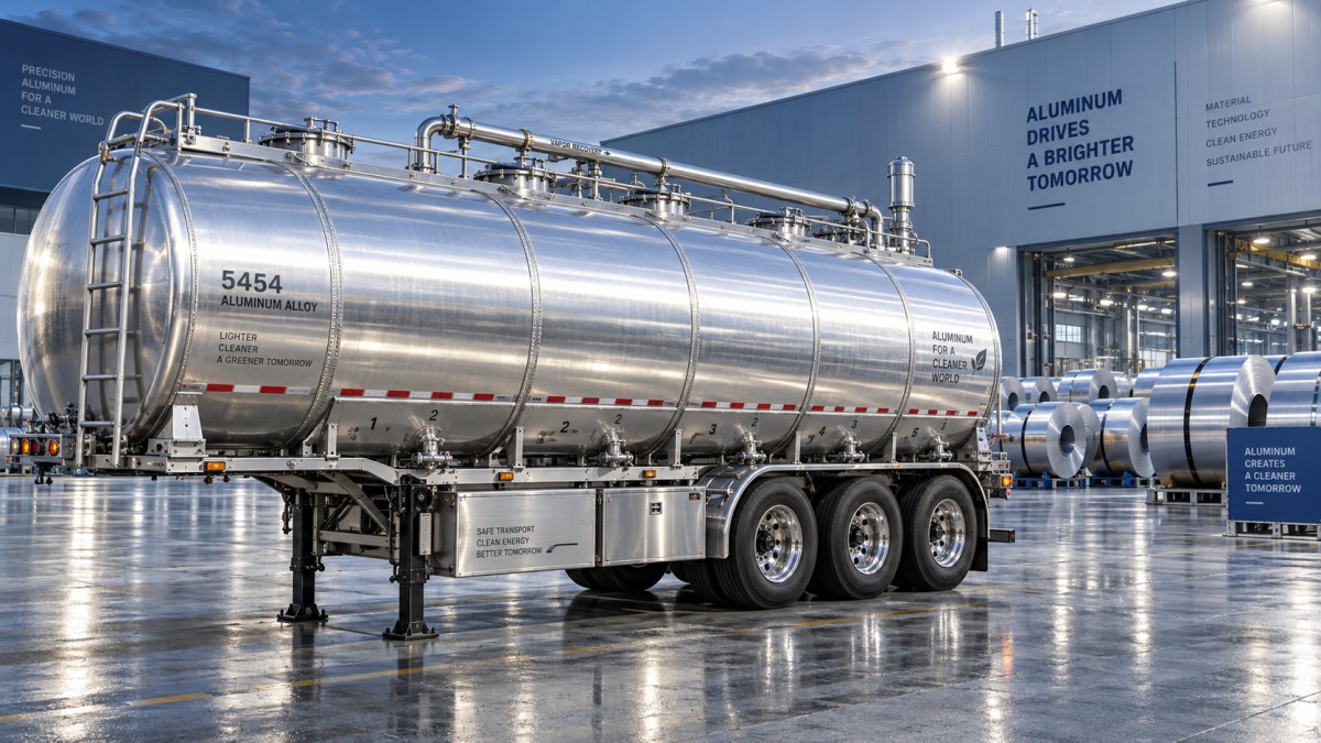 Choosing Aluminum Alloy Grades for Oil Tanker Trailer Shell Construction Choix des nuances d’alliage d’aluminium pour la construction de la citerne d’une remorque-citerne à carburant
