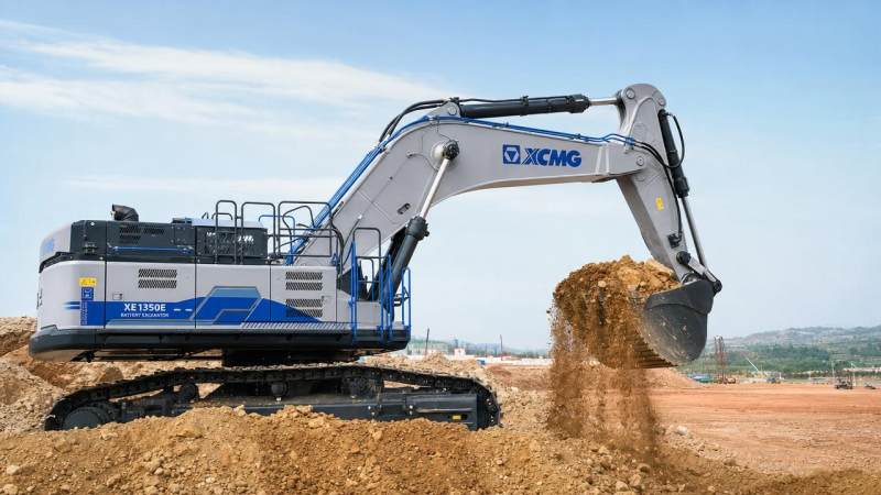 XCMG XE1350E Battery-Electric Excavator Enters Mass Delivery in SEA