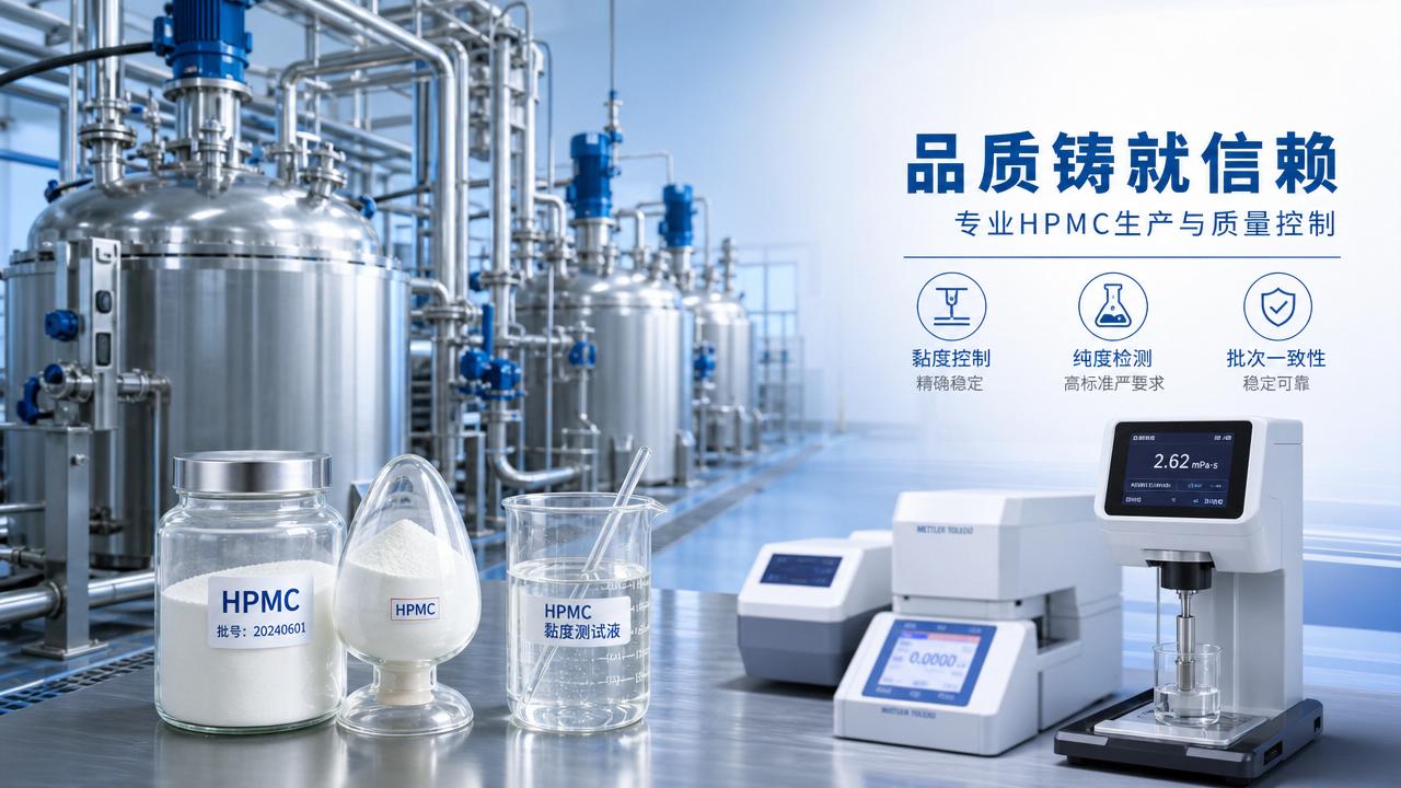 How an HPMC Manufacturer Controls Viscosity, Purity, and Production Consistency