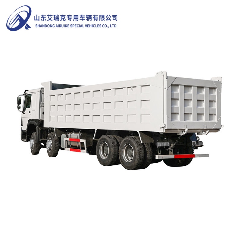 Refurbished HOWO TH7 460hp 8x4 12-Wheel Dump Truck to Africa 