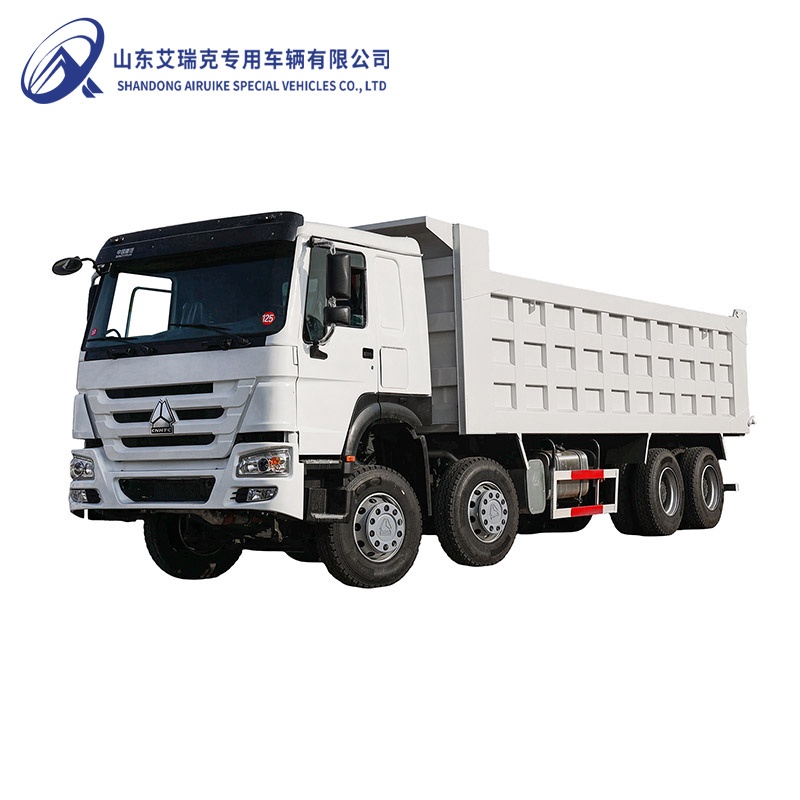 Refurbished HOWO TH7 460hp 8x4 12-Wheel Dump Truck to Africa 