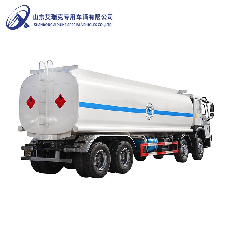 Used HOWO Oil Tanker White 30m3 8×4 Oil Tank Truck in Stock