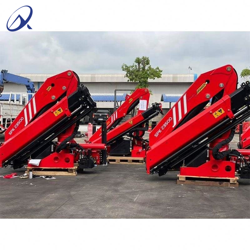 HOWO RHD 8*4 Folding Boom 12ton 8ton 371hp Knuckle Boom Crane Truck