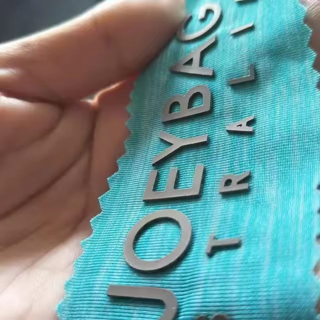 Custom Heat Transfer Labels with Glitter & Rubber Patches