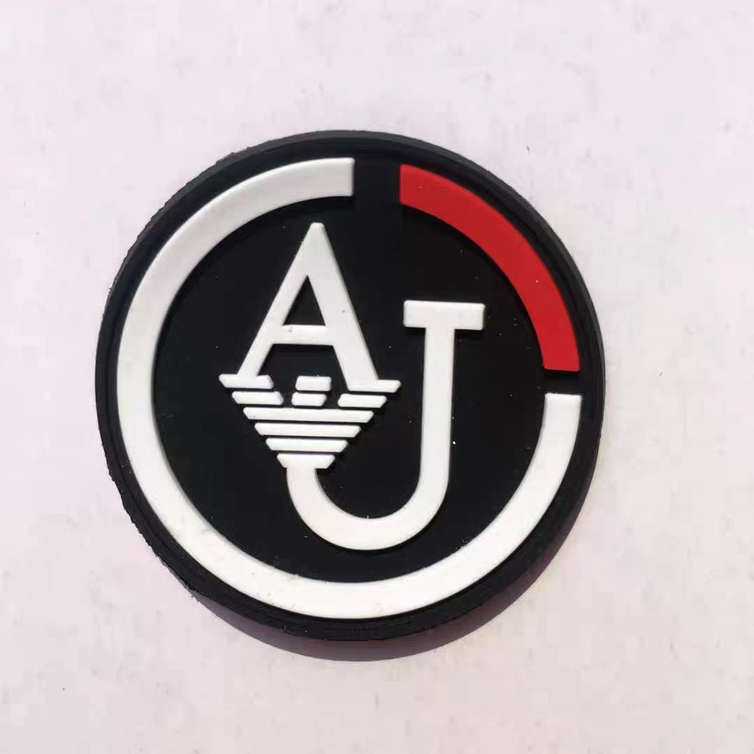 Custom 3D Soft Rubber PVC Clothing stickers