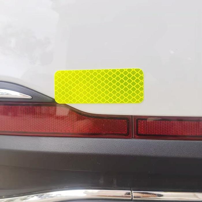 High Visibility Reflective Warning Stickers
