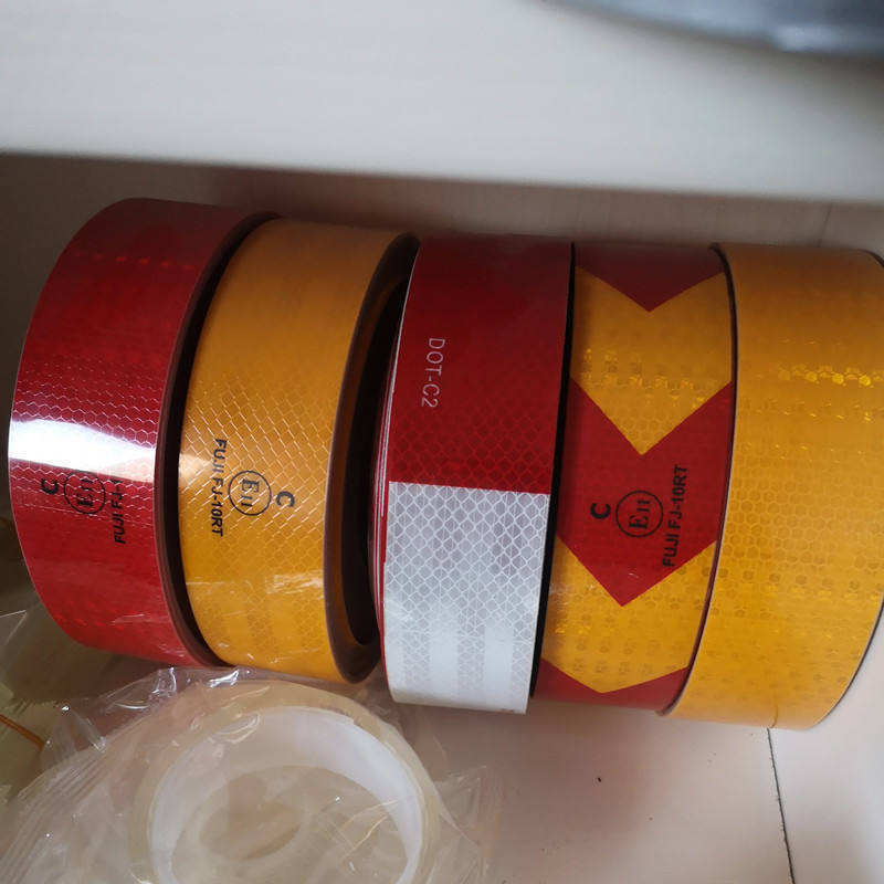 Engineering vehicle reflective tape, High-strength reflective tape for excavators and bulldozers 1-24