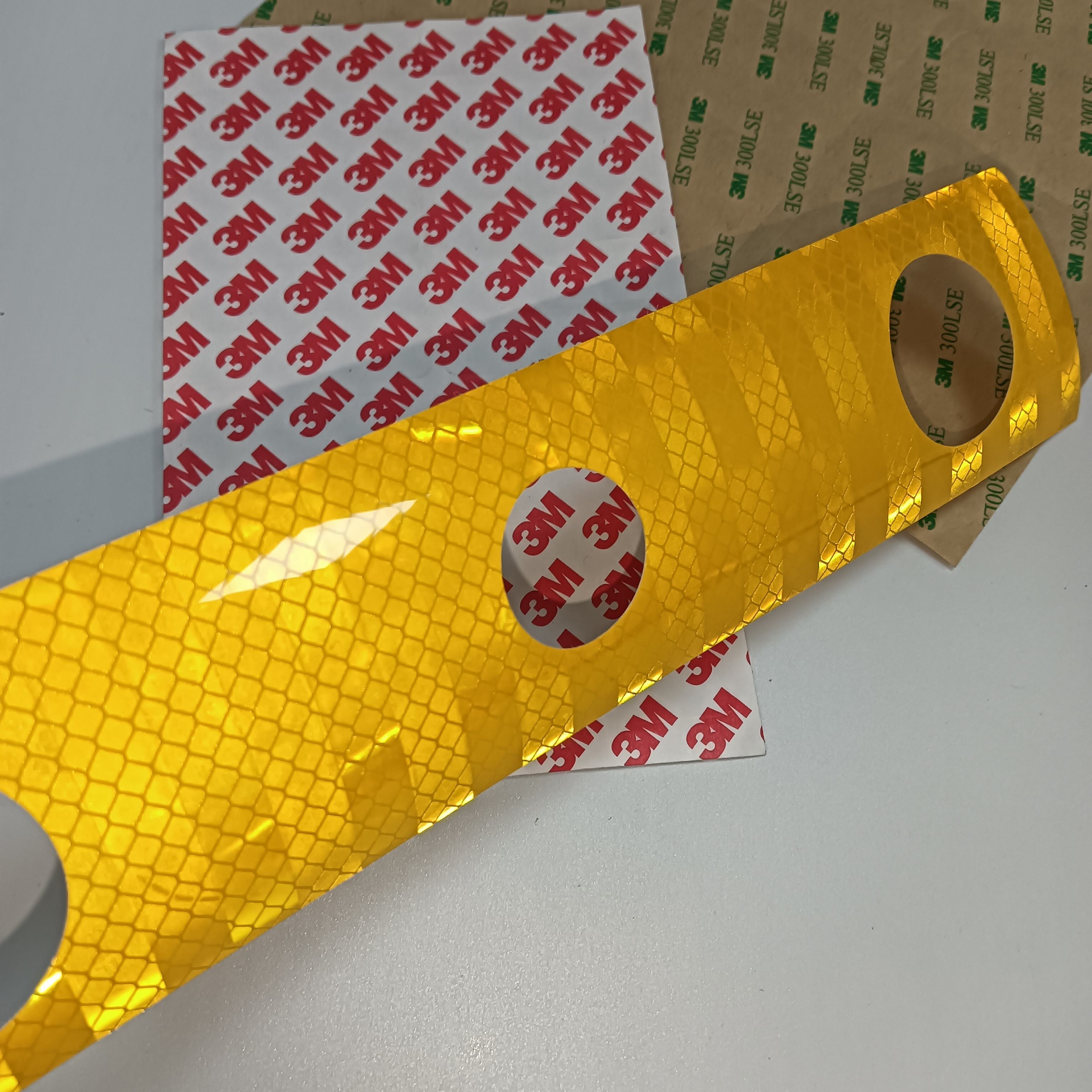 High Visibility Reflective Warning Stickers