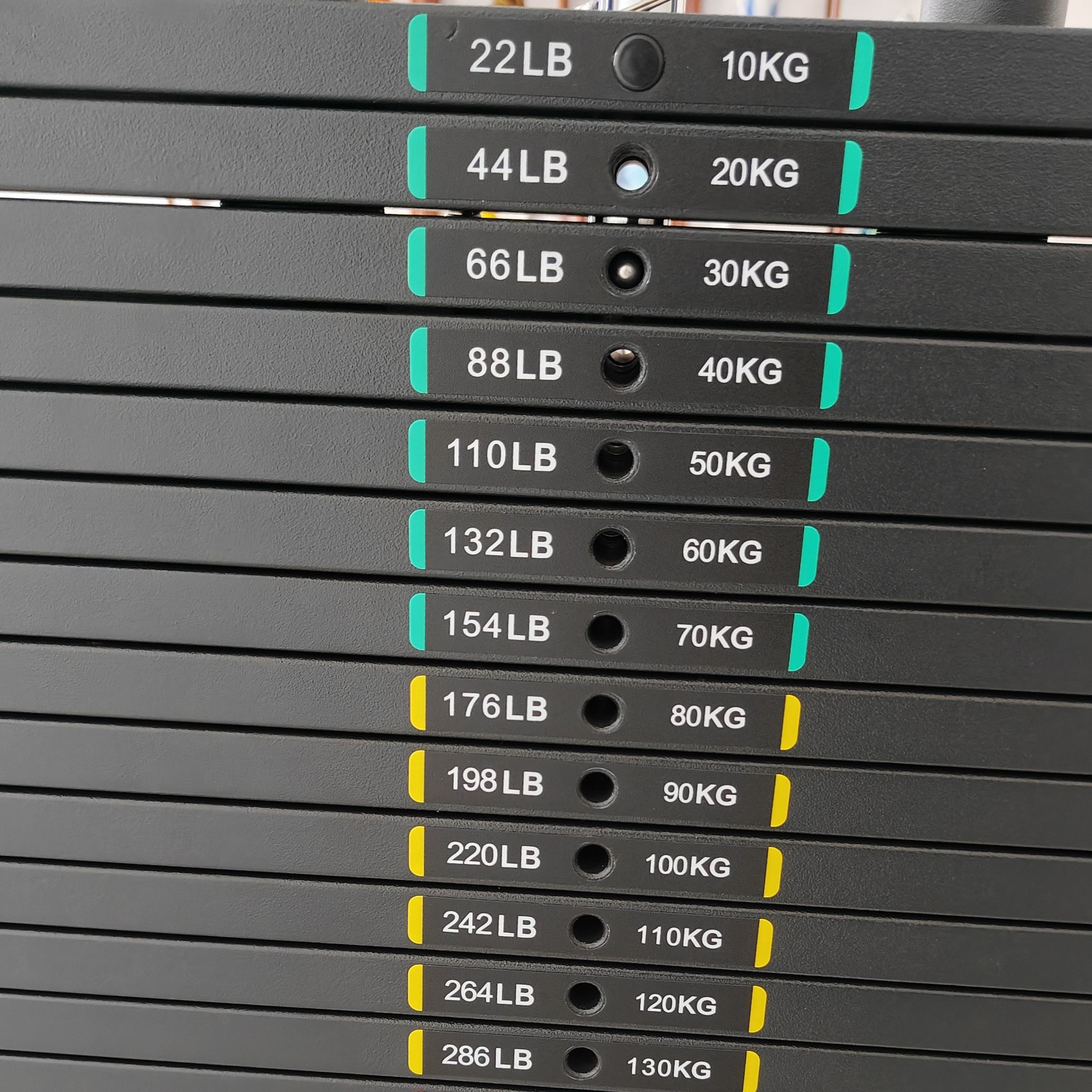 Custom Gym Weight Stack Stickers