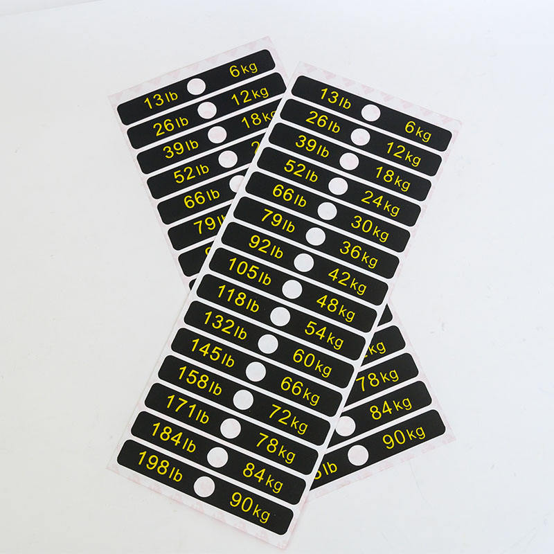 Custom Gym Weight Stack Stickers