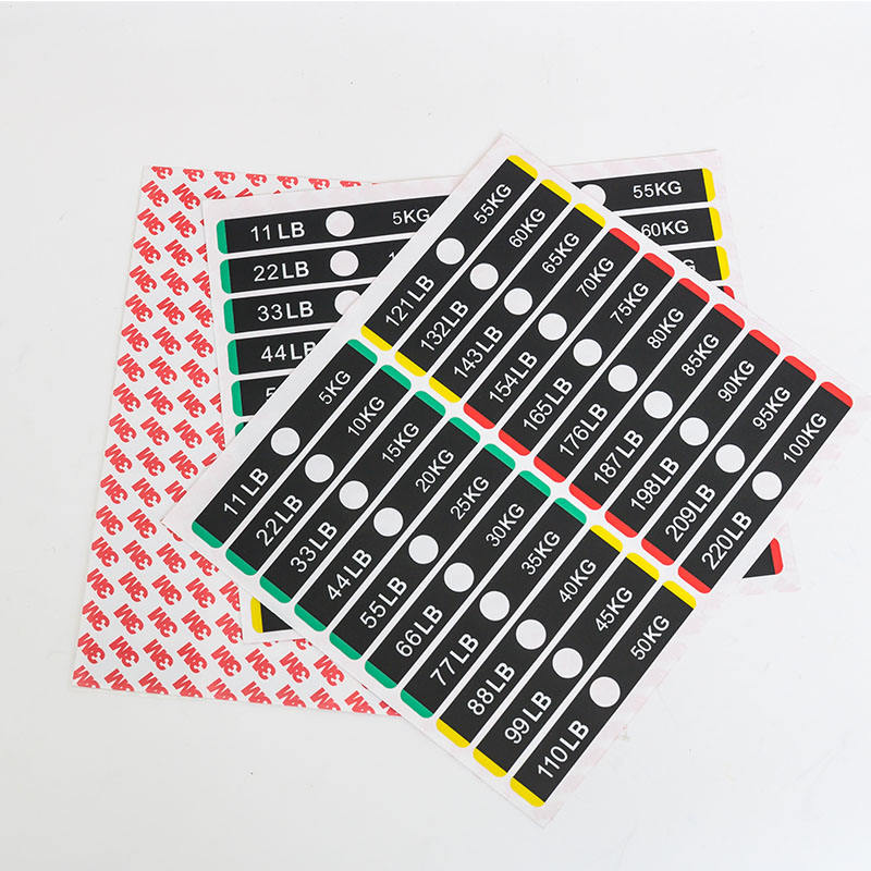 Custom Gym Weight Stack Stickers