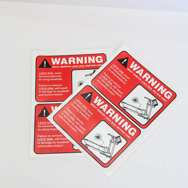 Gym Safety Warning Stickers