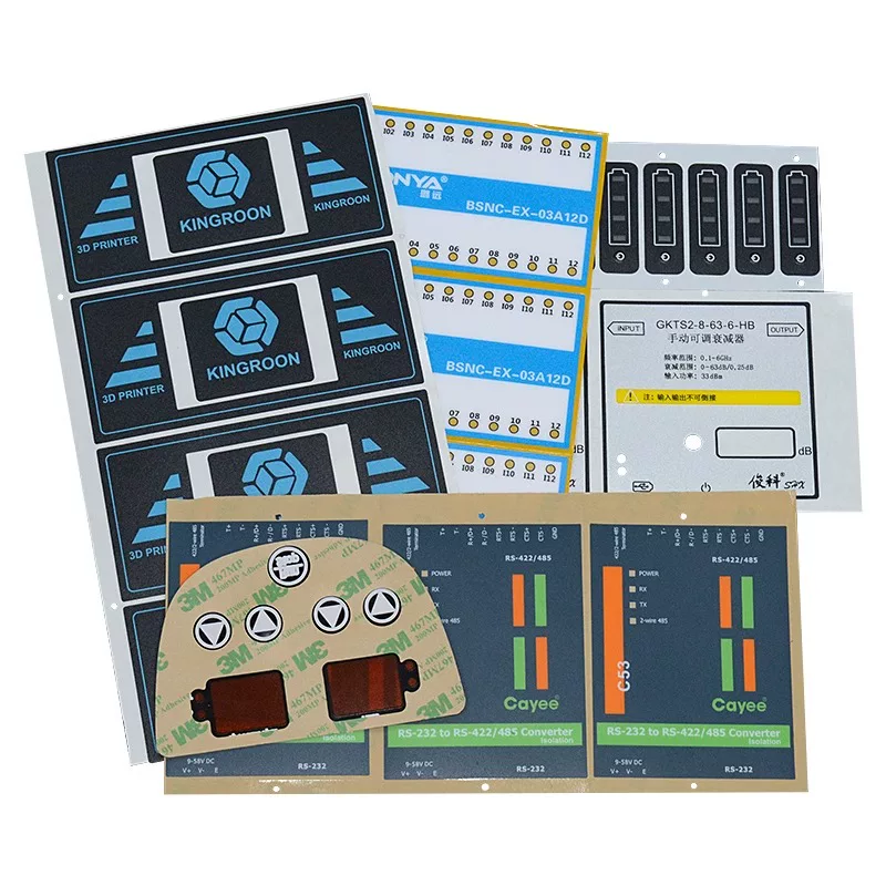 Flexible Control Panel Stickers