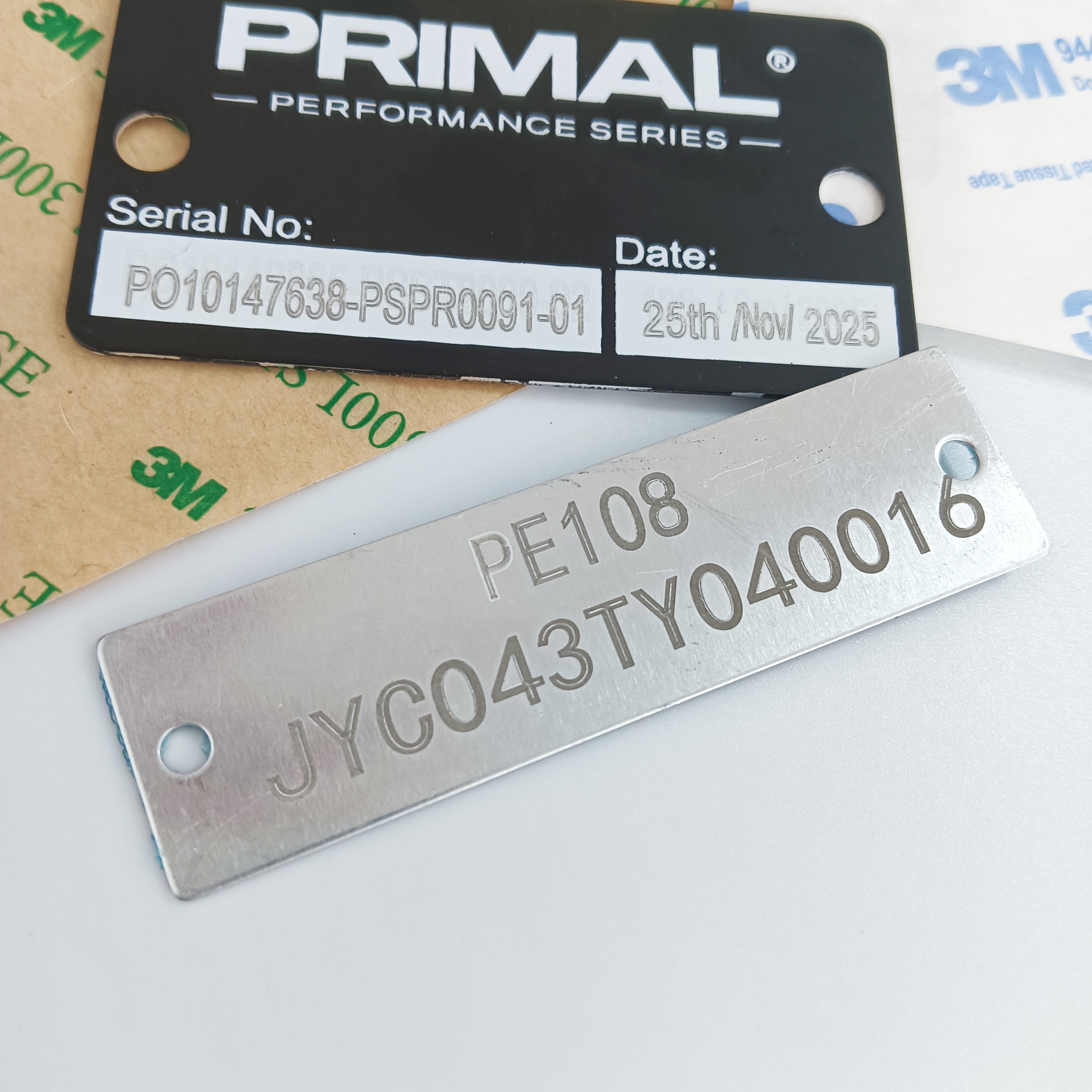 Industrial Stainless Steel Nameplates