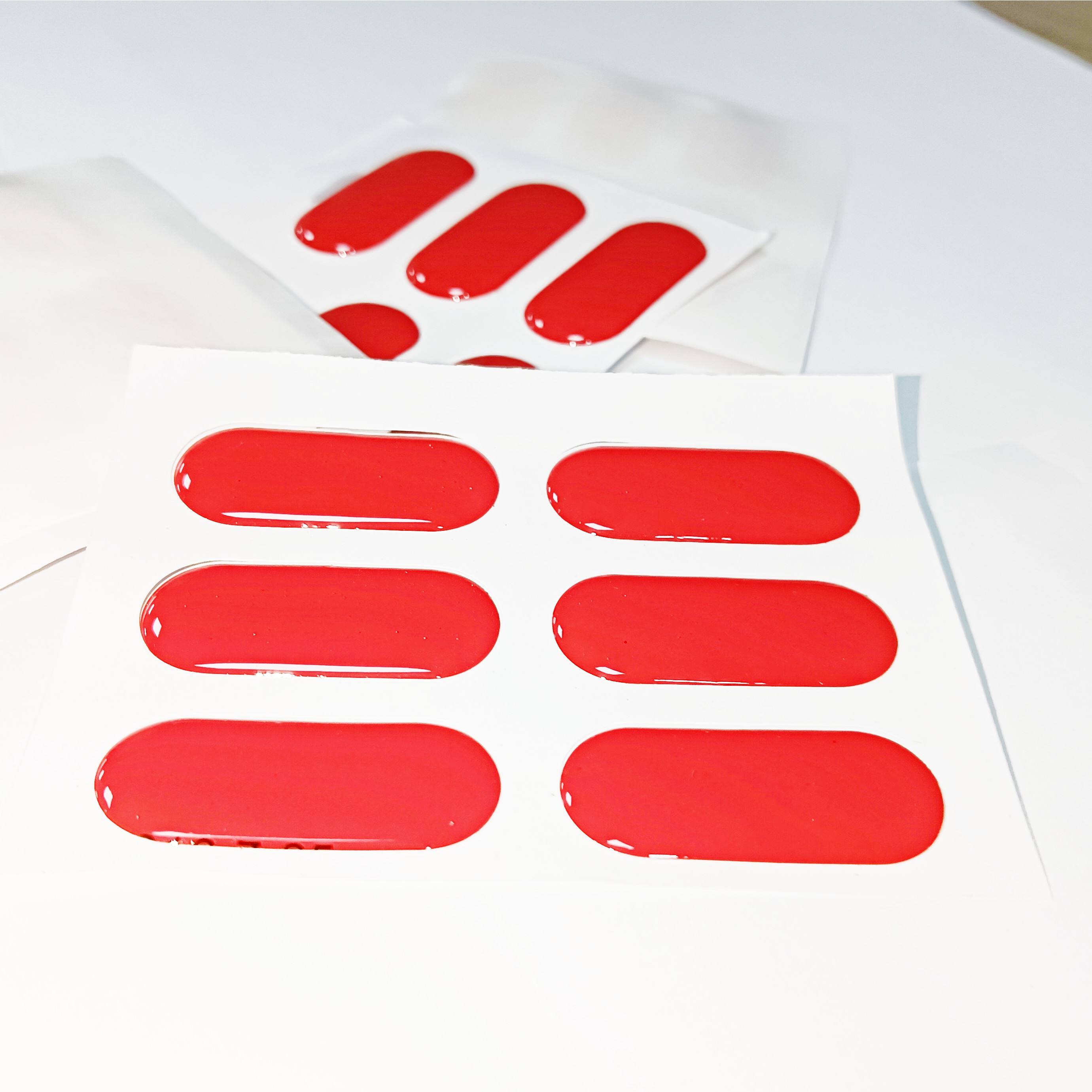 Gym Equipment Epoxy Labels