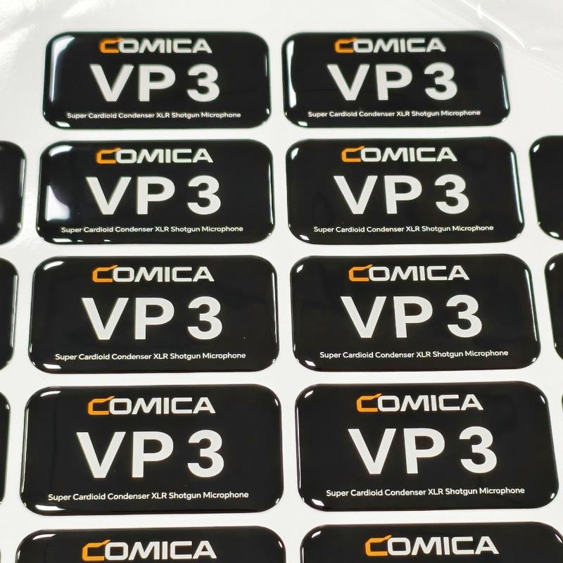 Gym Equipment Epoxy Labels