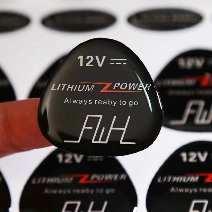 3D Epoxy Dome Logo Stickers