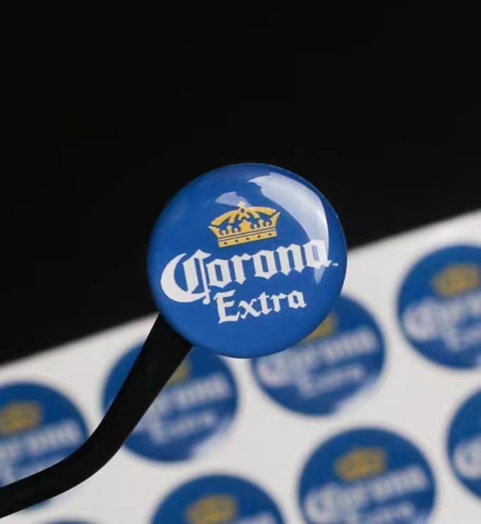 3D Epoxy Dome Logo Stickers