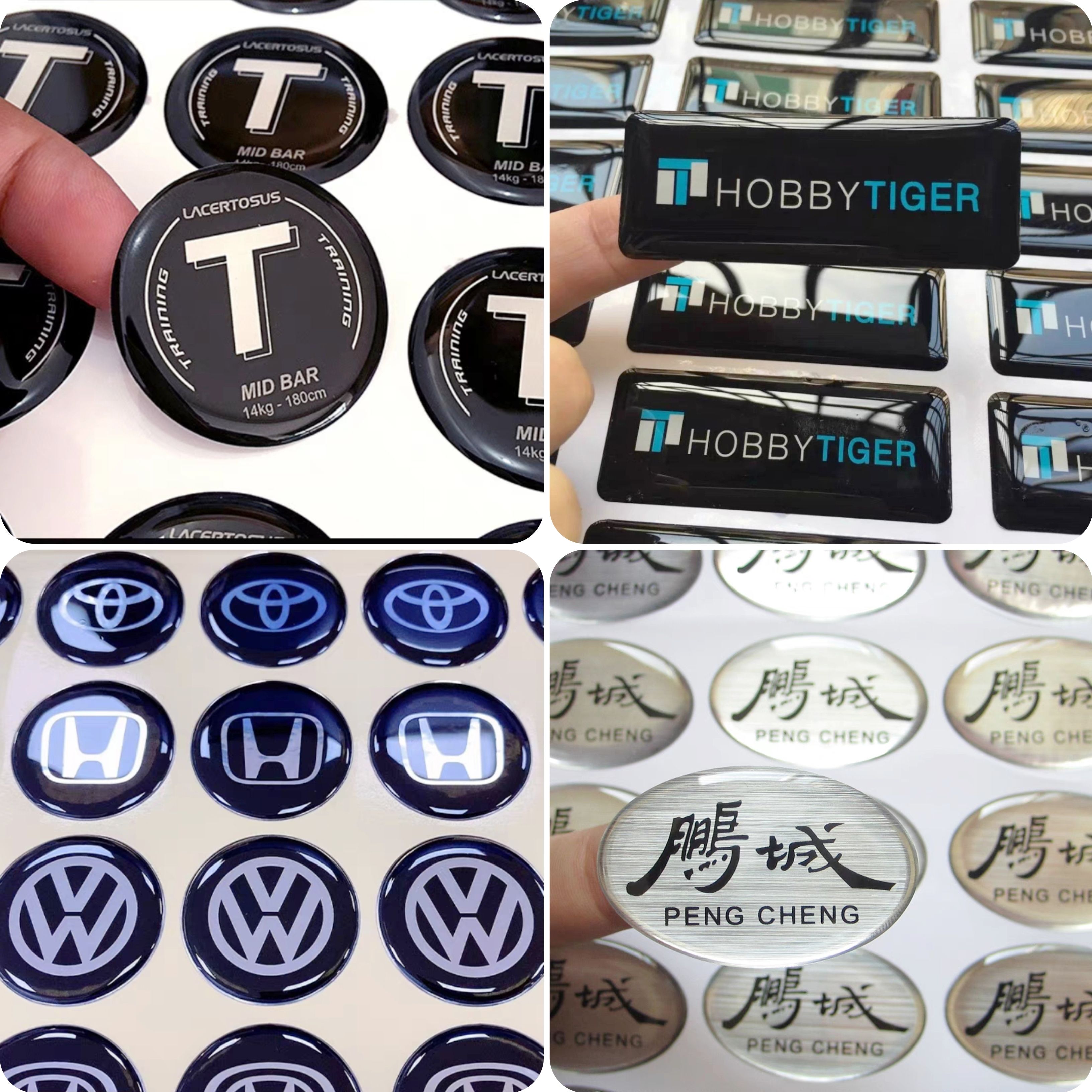 Custom 3D Car Emblem Stickers