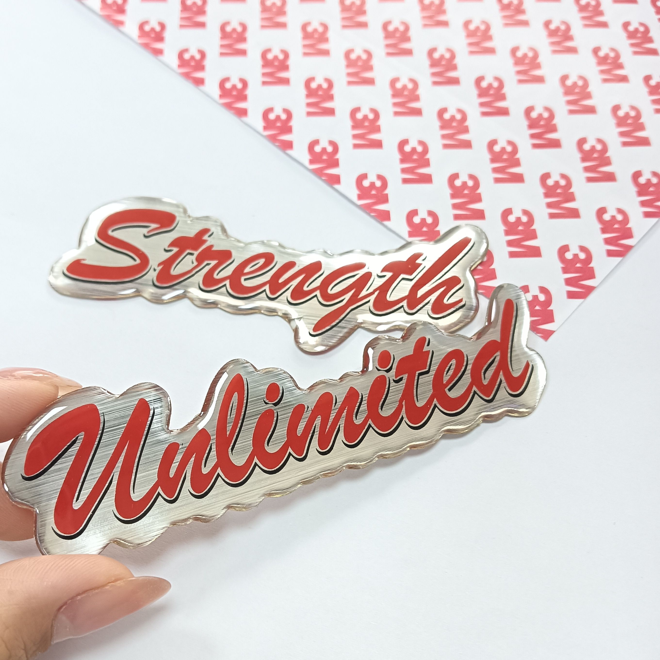 Custom 3D Car Emblem Stickers