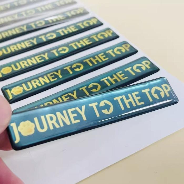 3D Epoxy Dome Anime Stickers