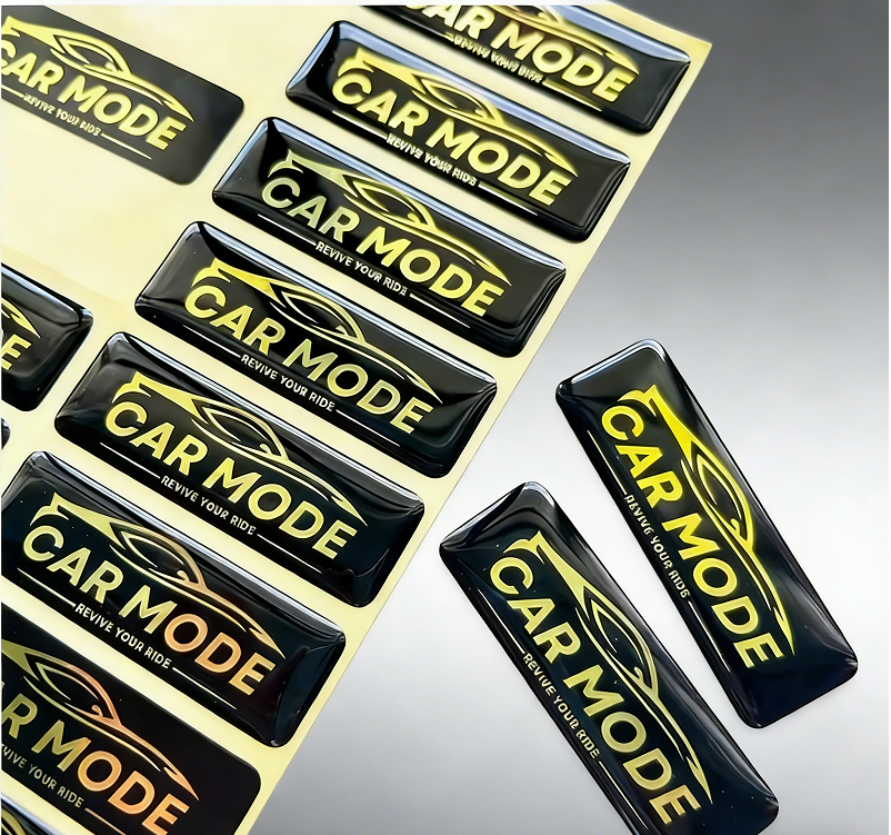 3D Epoxy Dome Anime Stickers