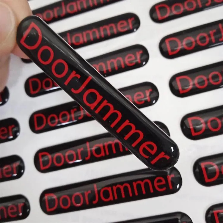 3D Epoxy Dome Anime Stickers