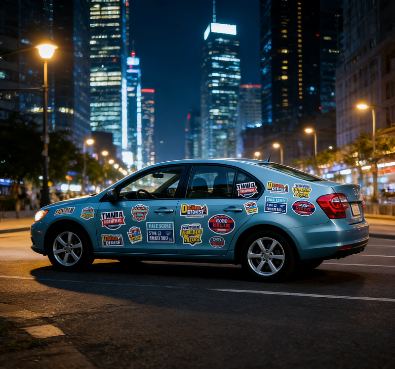 Custom Car Body Vinyl Stickers