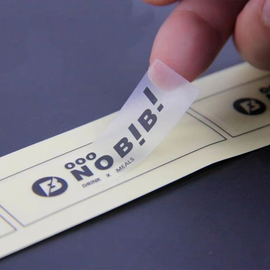 Custom Clear Stickers Food Beverage