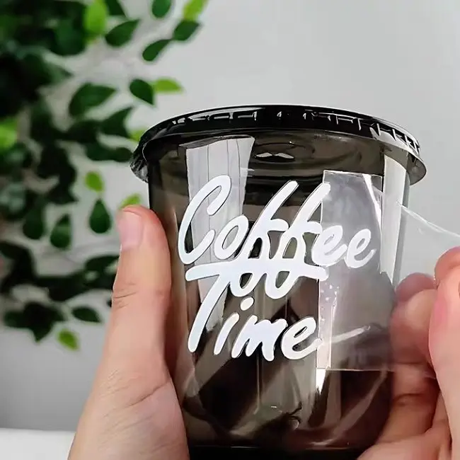 Custom Clear Stickers Food Beverage